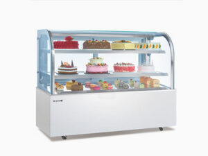 Gc Series Curved Showcase white