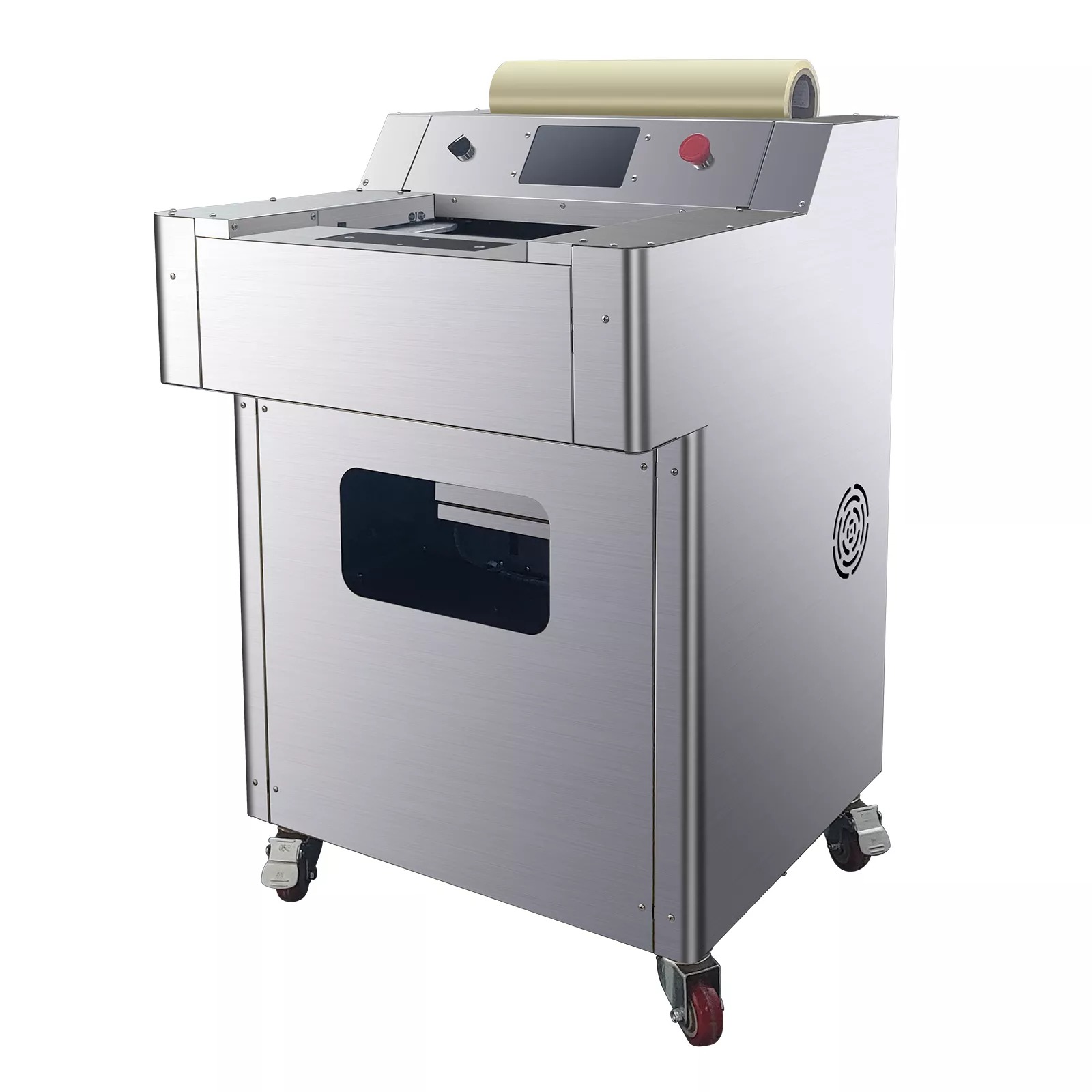 IWrap Vertical Semi-Automatic Plastic Wrap Machine Universal for Fruits/Vegetables With/without Trays