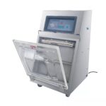 DZX-400 Tilted Vacuum Sealer for Upright Bags - Stationary Design with Swivel Wheels, Ideal for Home & Commercial Us