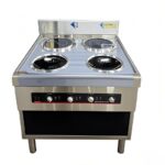 Double Commercial Induction Wok Cooker with 2 Induction Hob LT-X300II+B300II