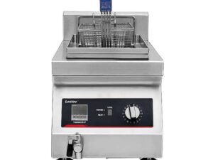 Single Tank Restaurant Tabletop Induction Deep Fryer with Thermostatic 8L LT-TZL-D135