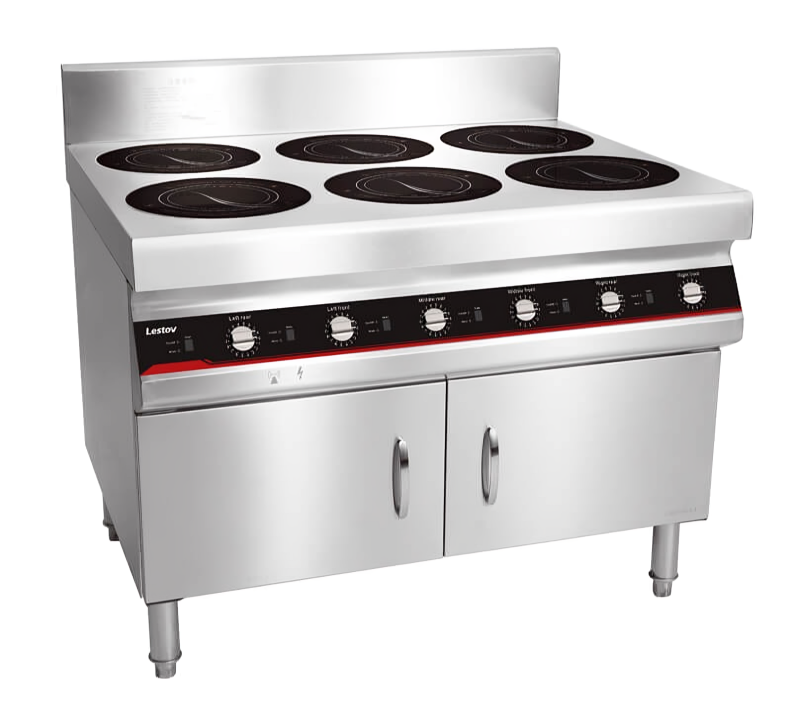 Heavy Duty 6 Burners Induction Hob for Commercial LT-B300VI-B135